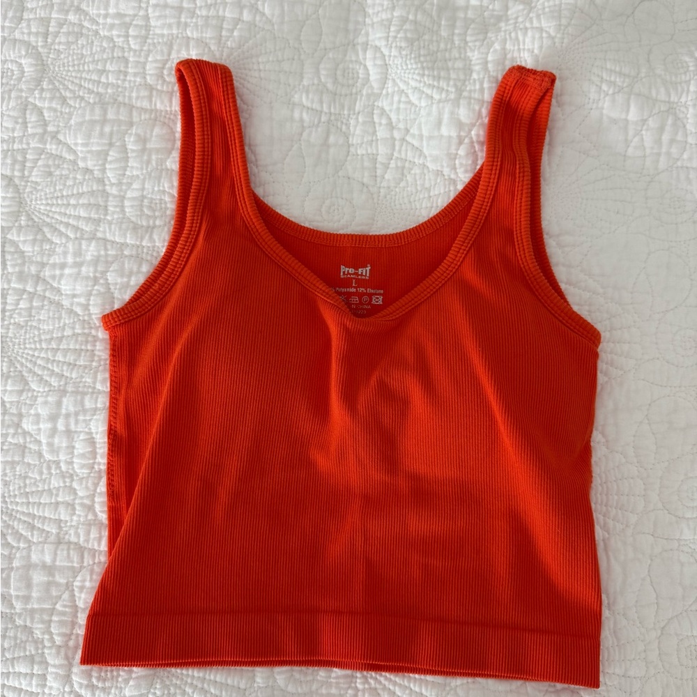 Women's Orange Tank Top